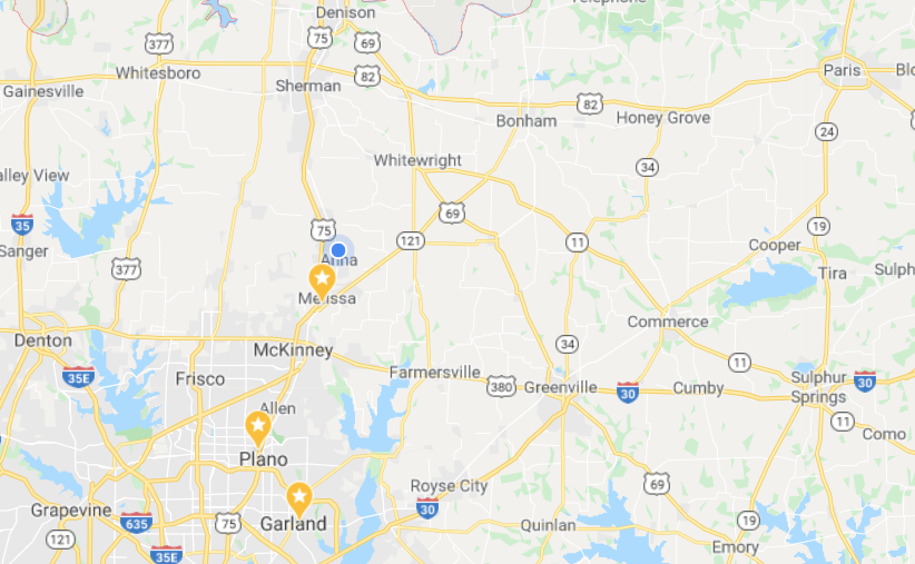 speedy tree services map of texas area